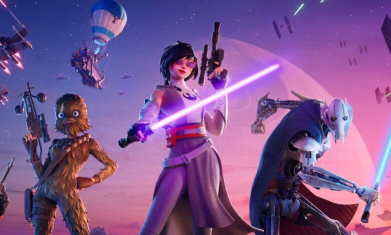 Star Wars characters in Fortnite