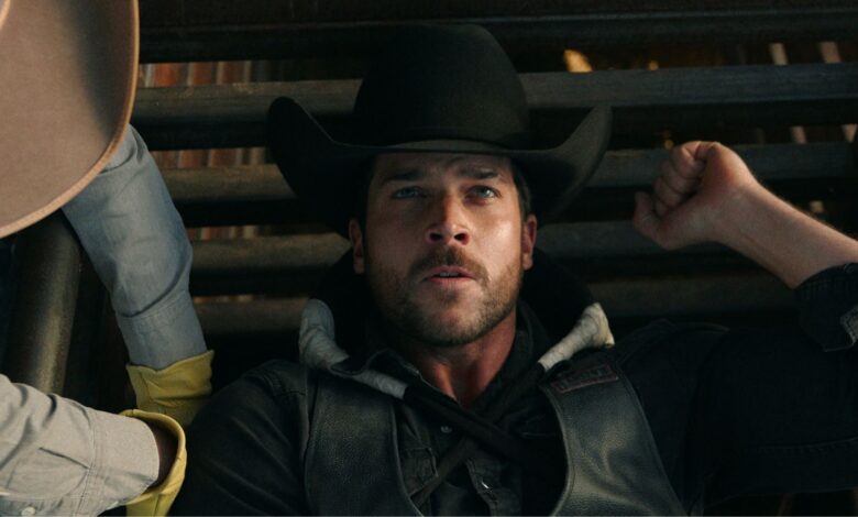 Ellie and Yancy talk in Ransom Canyon