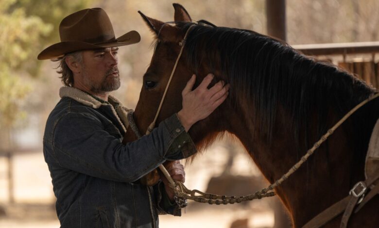 Ellie and Yancy talk in Ransom Canyon