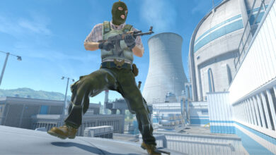 Shroud on his Twitch stream and the new Cache map rework added to Counter-Strike 2.