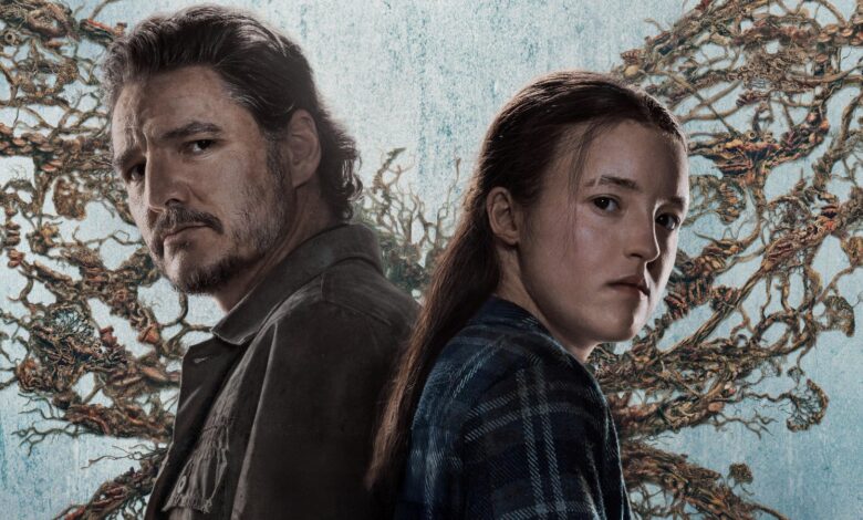 pedro pascal as joel in the last of us season 2, Diego Luna as Andor, and Jamie Cambell Bower as Vecna in Stranger Things