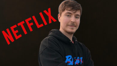 Mrbeast in suit talking to mic