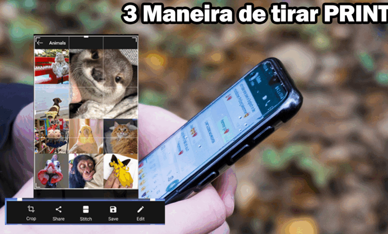 3 maneiras de tirar prints no seu celular