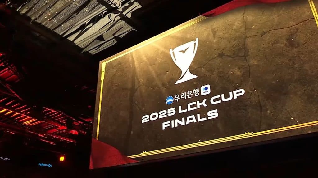As finais da Copa LCK Jumbotron