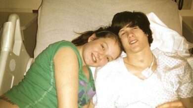 Photo of Molly Martens' arrest, Rose West sitting on Fred West's lap, and FBI image of Osama Bin Laden