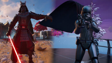 A screenshot featuring Shogun's Arena in Fortnite.