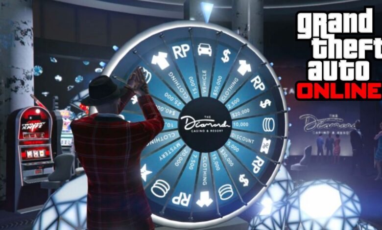 GTA Online key art with logo