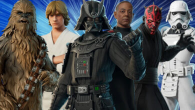 Star Wars characters in Fortnite