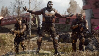 Call of DUty Black Ops 6 character standing in front of downed plane with arms open