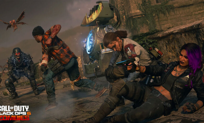 Call of DUty Black Ops 6 character standing in front of downed plane with arms open