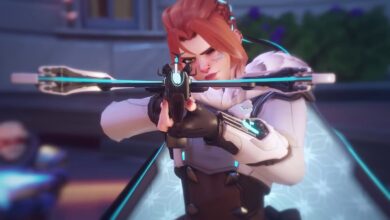 A screenshot featuring the Overwatch 2 Street Fighter collab skins.