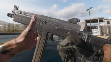 warzone and dexerto logo above best weapons subheader in front of blurred promo art.