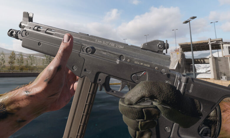 warzone and dexerto logo above best weapons subheader in front of blurred promo art.