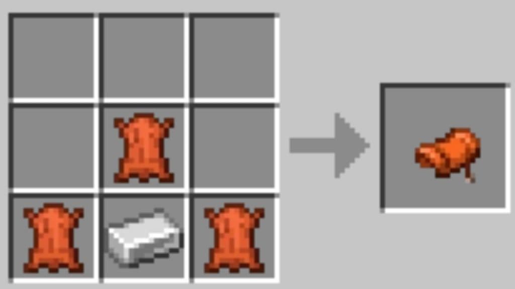 Receita de sela Minecraft