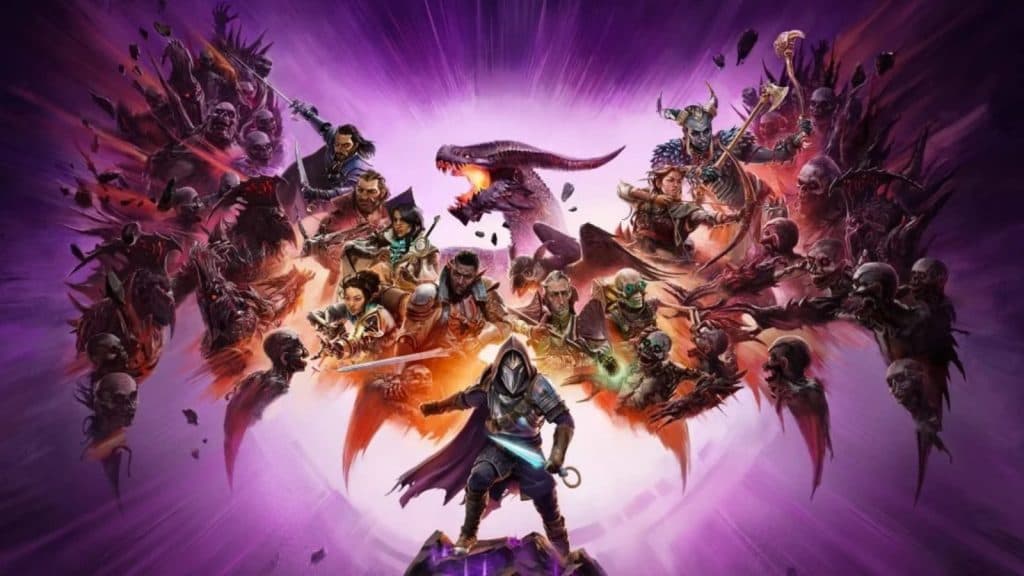 Uma imagem de Dragon Age The Veilguard KeyArt.