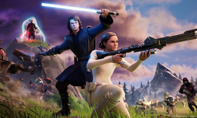 Star Wars characters in Fortnite