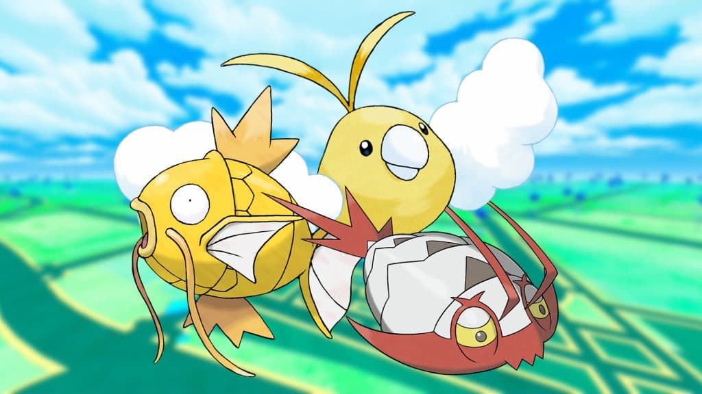Pokemon Go Shiny Magikarp Shiny Swablu Shiny Wimpod
