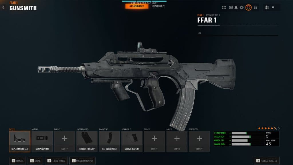 FFAR 1 com meta anexos no Black Ops 6