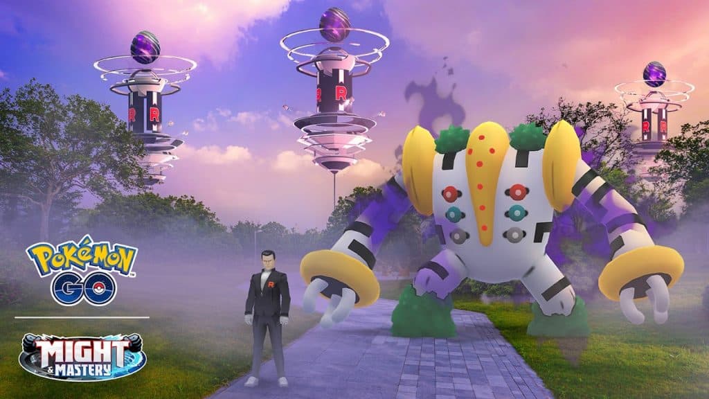 Pokemon Go Might e Mastery Shadow Raid Day Event Regigigigas