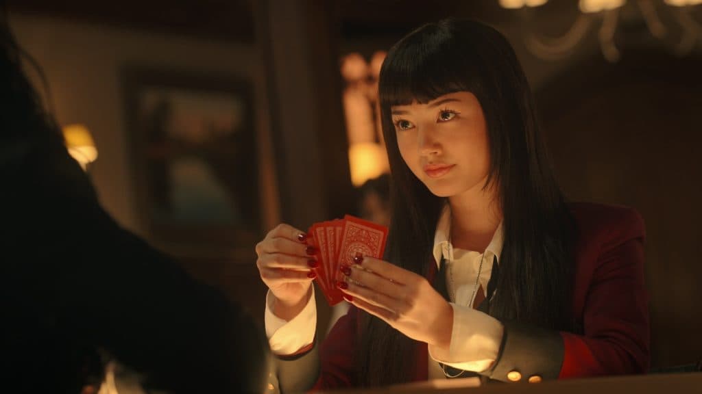 Miku Martineau como Yumeko na aposta