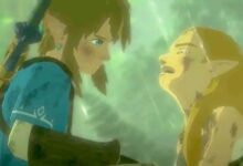 Link with a bow