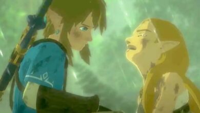 Link with a bow