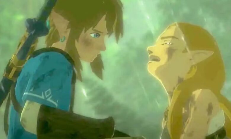 Link with a bow
