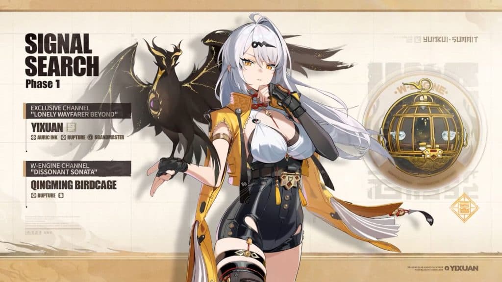 Anime Girl com cabelo branco