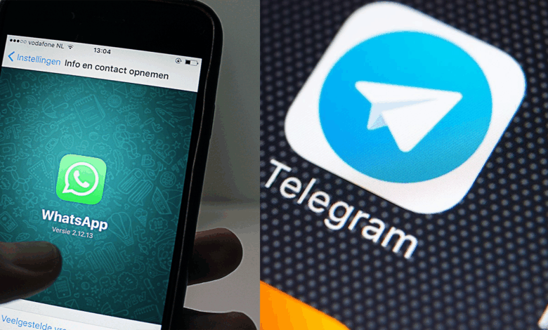 qual o melhor mensageiro? whatsapp ou telegram