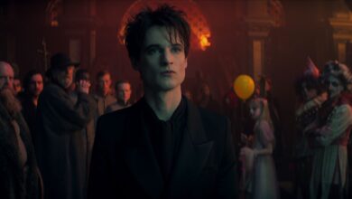 Marie in the poster for Gen V Season 1. She is blood bending in front of a Homelander statue.