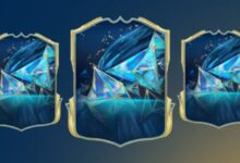 EA FC 25 Team of the Season logo over card