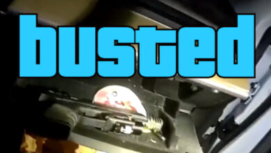 Homens presos depois de usar o caso do jogo GTA para esconder drogas da polícia