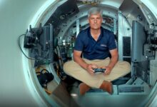 Footage of the Titan submersible wreckage and image of OceanGate CEO Stockton Rush
