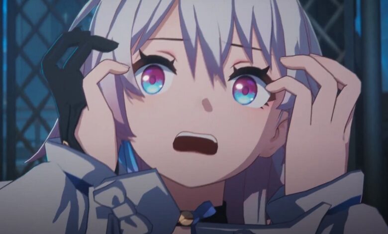 A cinematic screenshot of the Traveler during the 5.1 promotional trailer for Genshin Impact.